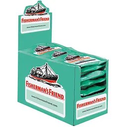 Льодяники Fisherman's Friend Mint Menthol-Pastillen Без цукру 25г - мініатюра 5