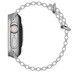 Смарт-годинник LEMFO X9 Call з SIM-картою силіконовий ремінець Silver (16724) - мініатюра 4