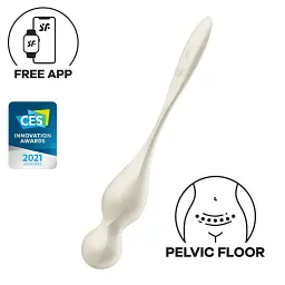Вагінальні кульки Satisfyer Love Birds 1, 22.2 см, білий - мініатюра 5