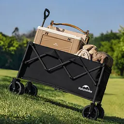 Візок туристичний складаний Naturehike Light CNK2350JJ012, 100 л, чорний - мініатюра 2