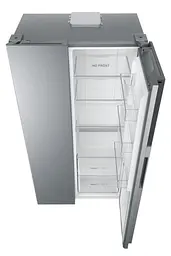Холодильник Haier SBS, 177.5x90.8х64.7, холод.відд.-337л, мороз.відд.-177л, 2дв., А++, NF, інв., дисплей, сріблястий - мініатюра 6