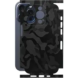 Захисна плівка StatusSKIN для Apple iPhone 15 Pro Корпус Вініл Камуфляж чорний