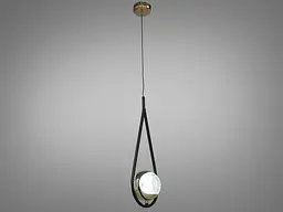 Підвісний світильник LED Diasha 505/1FG Нордік, 8W, регульований, IP20, метал, сучасний стиль для дому - мініатюра 3
