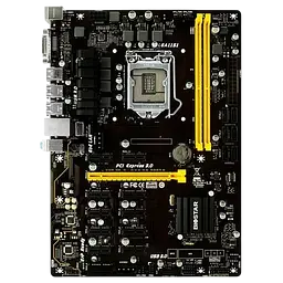 Материнська плата Biostar TB250-BTC PRO V6 1151v1 (TB250-BTC PRO V6) Б/В - мініатюра 2