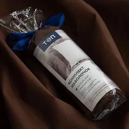 Комплект наволочок ТЕП Chocolate ранфорс 50x70 см 2 шт. шоколадний (2-03861_28301) - мініатюра 3