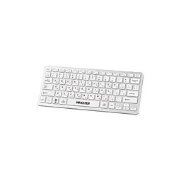 Клавіатура Maxxter KBW-C01S-UA Wireless UA White (KBW-C01S-UA) - мініатюра 2