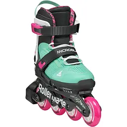 Ролики дитячі Rollerblade Microblade XT 36,5-40 Чорний-Блакитний - мініатюра 5