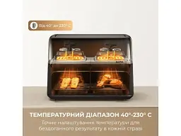 Мультипіч (аерофритюрниця) MOVA AeroChef FD20s Pro Black (AF-5518ATB-S) - мініатюра 7