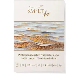 Склейка для акварелі SM-LT Art PRO CREATE 300г/м2 10л білий папір 