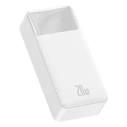 Портативна батарея - зовнішній акумулятор Baseus Bipow 20W 30000mAh (PPBD050402) білий - мініатюра 4