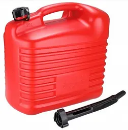 Каністра 20л Для Нафти Продуктів Щільна з лійкою Червона (Гост HDPE-02) - мініатюра 7