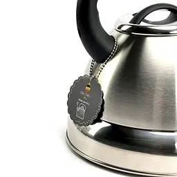 Чайник зі свистком Haus Roland HRS704, 3.5 л, неіржавка сталь. Сріблястий (HRS704) - мініатюра 5