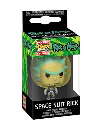 Брелок Рик и Морты Рик в скафандре Rick and Morty Funko Pop Space suit 4 см RM SR 689 - мініатюра 3