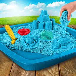Набір кінетичного піску Kinetic Sand Замок З Піску, блакитний, 454 г (71402B) - мініатюра 7