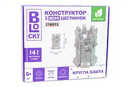 Будівельний набір для творчості з міні-цеглинок BLOCKY "Кругла Башта" 31024 STRATEG