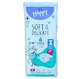 Підгузки Bella Baby Happy Soft Delicate 6 Junior Extra (15 + кг), 48 шт