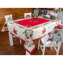 Скатертина Lefard Home Textile Deniska гобеленова 100x100 см (716-161) - мініатюра 4