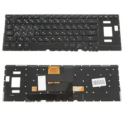 Клавіатура для ноутбука ASUS (GX501 series) rus чорний без фрейма підсвічування клавіш (RGB)
