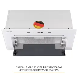 Витяжка повновбудована WEILOR LUMINA WBG 69 WHITE SILENCE - мініатюра 10