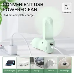 Портативний вентилятор JisuLife F8X Green [167295] - мініатюра 7