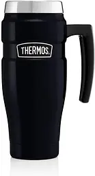 Термокружка з ручкою Thermos Stainless King Travel Midnight Blue 470 ml (160030) - мініатюра 2