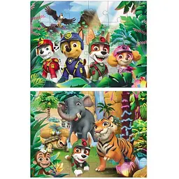 Пазл дитячий 2 в 1 DoDo Toys Пригоди у джунглях 36 елементів (200572) - мініатюра 2