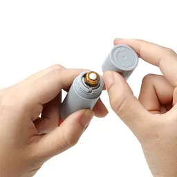 Вібратор-помада IROHA STICK Grey, плавне збільшення потужності - мініатюра 8