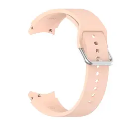 Ремінець для Samsung Galaxy Watch 5 44mm - бежевий ширина кріплення 20мм силікон Watchbands Galaxy OneLine (W41-4WB77845747) - мініатюра 2