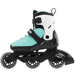 Дитячі ролики Rollerblade Microblade 3WD 28-32 Білий-Блакитний - мініатюра 3