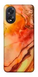 Чохол Demsky Червоний корал мармур для Oppo A38
