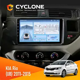 Штатна магнітола KIA Rio 2015-2017 Cyclone C9-012 4x64, DSP, 4G Cyclone (НФ-00007927)