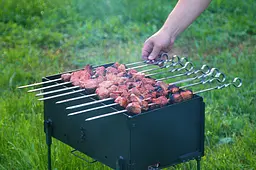 Розкладний розбірний мангал валіза дворівневий на 8-10 шампурів, Господар 83360 - мініатюра 2