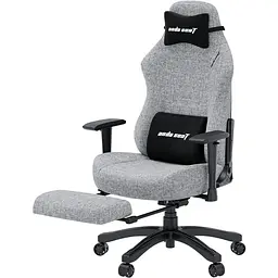 Крісло для геймерів Anda Seat Luna Pro Size L Gray Fabric (AD18T-44-G-F) - мініатюра 3