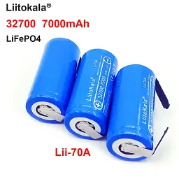 Акумулятор Li-ion Liitokala Lii-70A 32700 7000 мАч під пайку (Синій) - мініатюра 2
