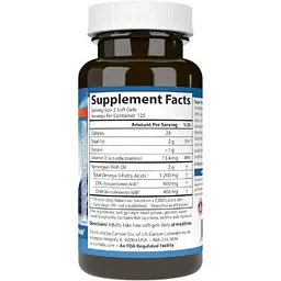 Супер Омега-3 Carlson Super Omega-3 Gems 250 желатинових капсул - мініатюра 2