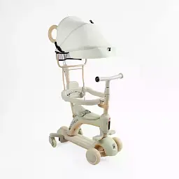 Самокат 5в1 "Skyper" колеса PU 125х35 мм зі світлом, озвучування та підсвічування платформи, захисний бампер