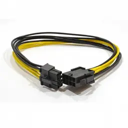 Переходник PCI Express 6+2pin Cablexpert 0.3 м (CC-PSU-84) 000099