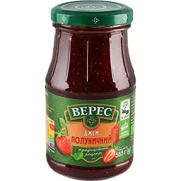 Джем Верес полуничний 385 г - мініатюра 2
