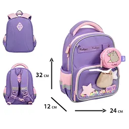 Рюкзак шкільний  ортопедичний дитячий Yes Pusheen Summer K-37XS - мініатюра 3