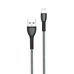 Дата кабель USB 2.0 AM to Lightning 1.0m ColorWay (CW-CBUL041-GR) - мініатюра 4