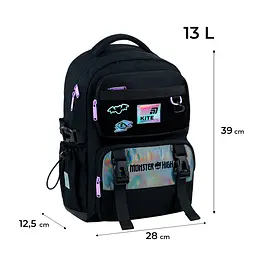Рюкзак для початкової школи Kite Education 1022 MH Чорний (MH26-1022M) - мініатюра 3