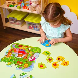 Пазли Vladi Toys 2 в 1 Чарівний ліс, з міні-грою, 49 елементів (RK1140-01) - мініатюра 5