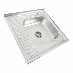 Кухонна мийка з нержавіючої сталі Valeso декор 6060 R (0,7/160 мм), Decor - мініатюра 2