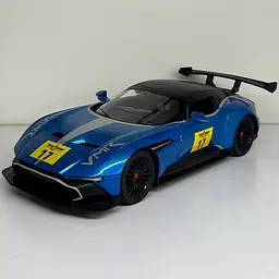 Колекційна металева модель автомобіля АвтоЕксперт Aston Martin Vulcan AMR Pro з інерцією, світлом та звуком 1:24 - мініатюра 4
