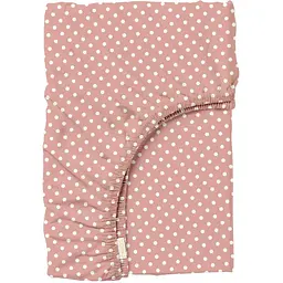 Простирадло Cosas на резинці 120х200 copper dots, теракотовий (DropBrick-4008_120x200x20)