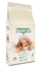 Сухий корм для кішок BonaCibo Adult Cat Lamb&Rice 5 кг ягня та рис