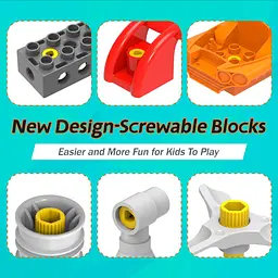 Конструктор Makerzoid Big Building Blocks-Mechanical Engineering Team (MKZ-OBK-MET) [86644] - мініатюра 7