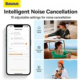 Навушники Baseus True Wireless Earphones Bowie M2 білі (NGTW140002) - мініатюра 8