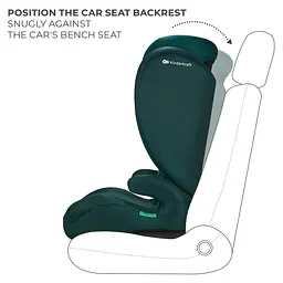 Автокрісло Kinderkraft i-Spark Green (KCISPA00GRE0000) - мініатюра 10