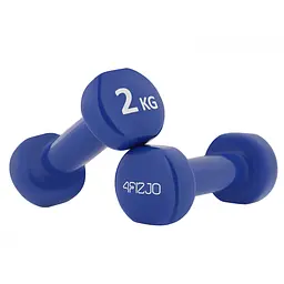 Гантелі вінілові 4FIZJO 2 x 2 кг 4FJ0195 (P-5907739311979)